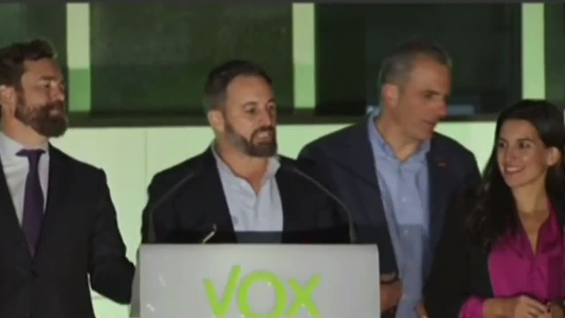 Santiago Abascal valora el resultado electoral