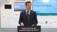 Juanma Moreno inaugura el nuevo Infantil del Hospital Virgen del Rocío y destaca la inversión global de 12 millones en el centro