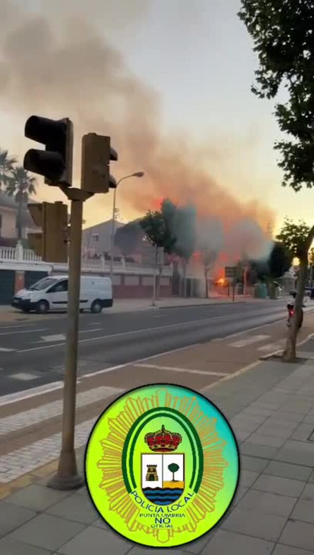 Incendio Punta Umbría