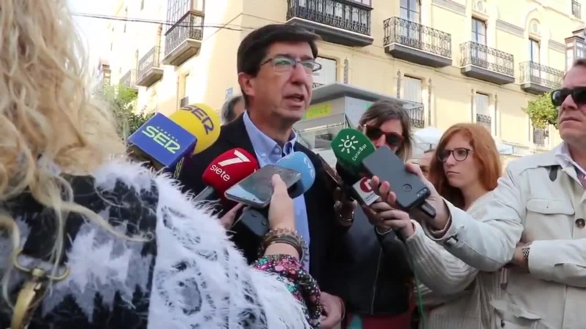 Elecciones generales 2019: Juan Marín, seguro de que Ciudadanos «dará la vuelta» a las encuestas