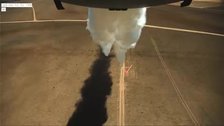 Airbus prueba con éxito el kit de extinción de incendios del avión A400M