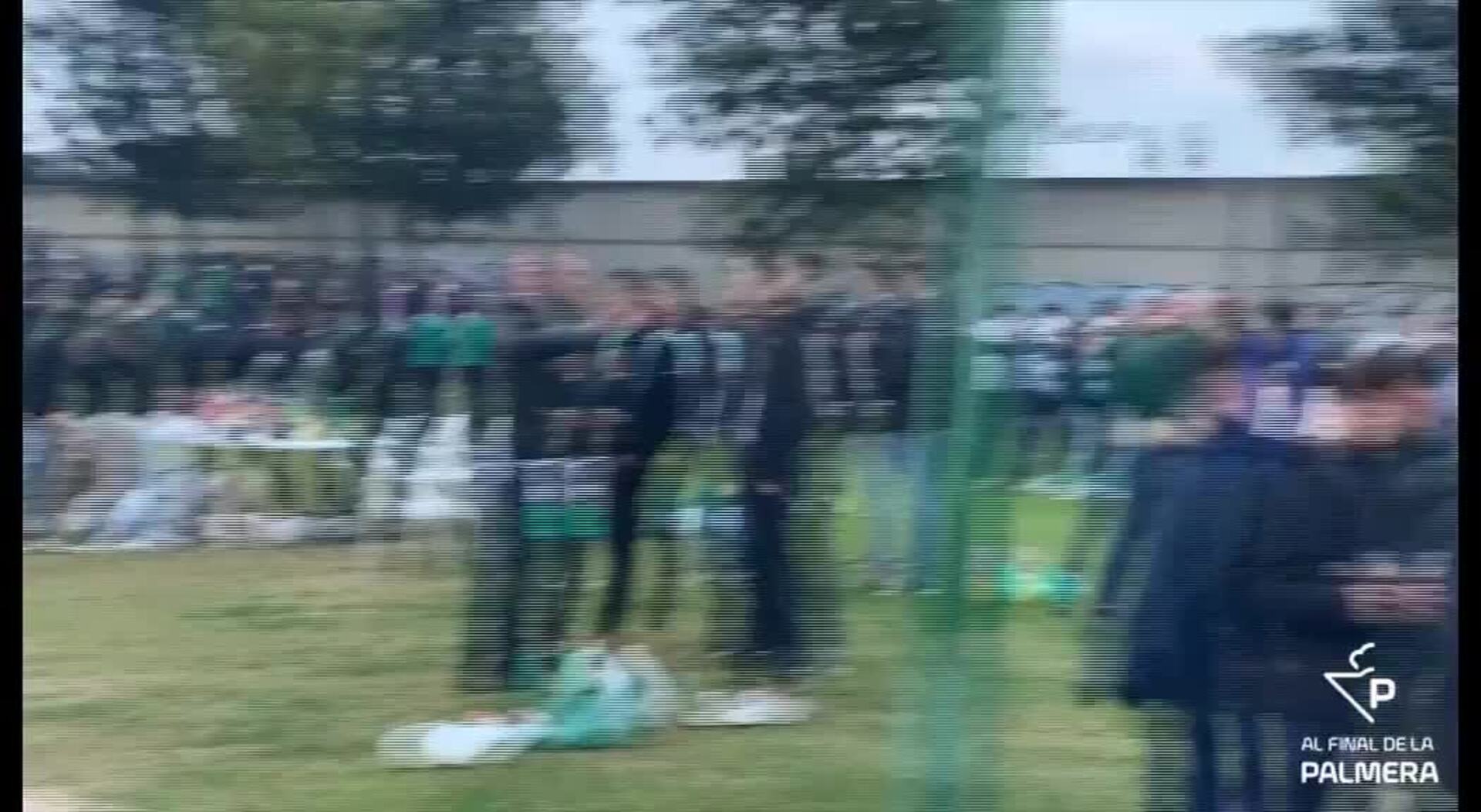 Ambiente en las inmediaciones del Benito Villamarín