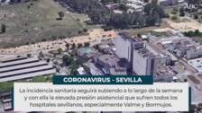 Baja el ritmo de contagios en Sevilla y el de nuevos hospitalizados por Covid