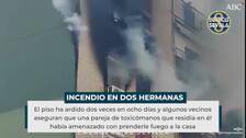 La Policía investiga el incendio de un piso en Montequinto que pudo acabar en tragedia