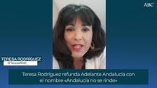 Teresa Rodríguez refunda Adelante Andalucía con el nombre «Andalucía no se rinde»