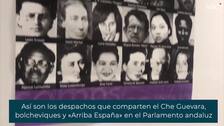 Así son los despachos que comparten el Che Guevara, bolcheviques y «Arriba España» en el Parlamento andaluz