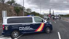 Escaso tráfico en la frontera de Huelva con Portugal tras decretarse los controles terrestres