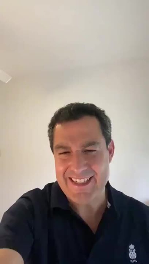 El presidente de la Junta de Andalucía, Juanma Moreno, positivo por coronavirus