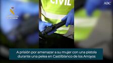 A prisión por amenazar a su mujer con una pistola durante una pelea en Castilblanco de los Arroyos