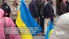 Sevilla se suma a la convocatoria europea de apoyo al pueblo ucraniano