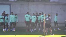 Bravo inicia el entrenamiento con el grupo