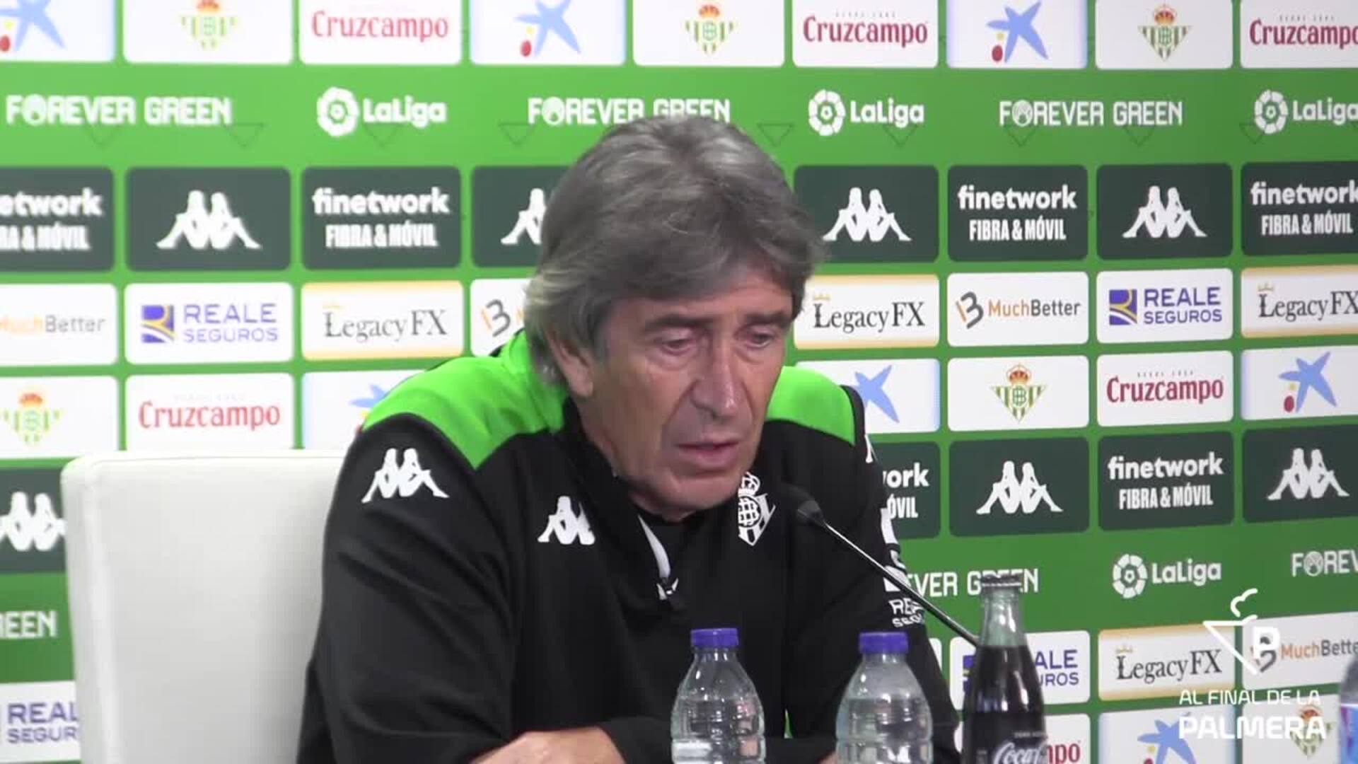 Pellegrini y el derbi Betis - Sevilla de la Copa: «En mi carrera, el único partido es el siguiente»