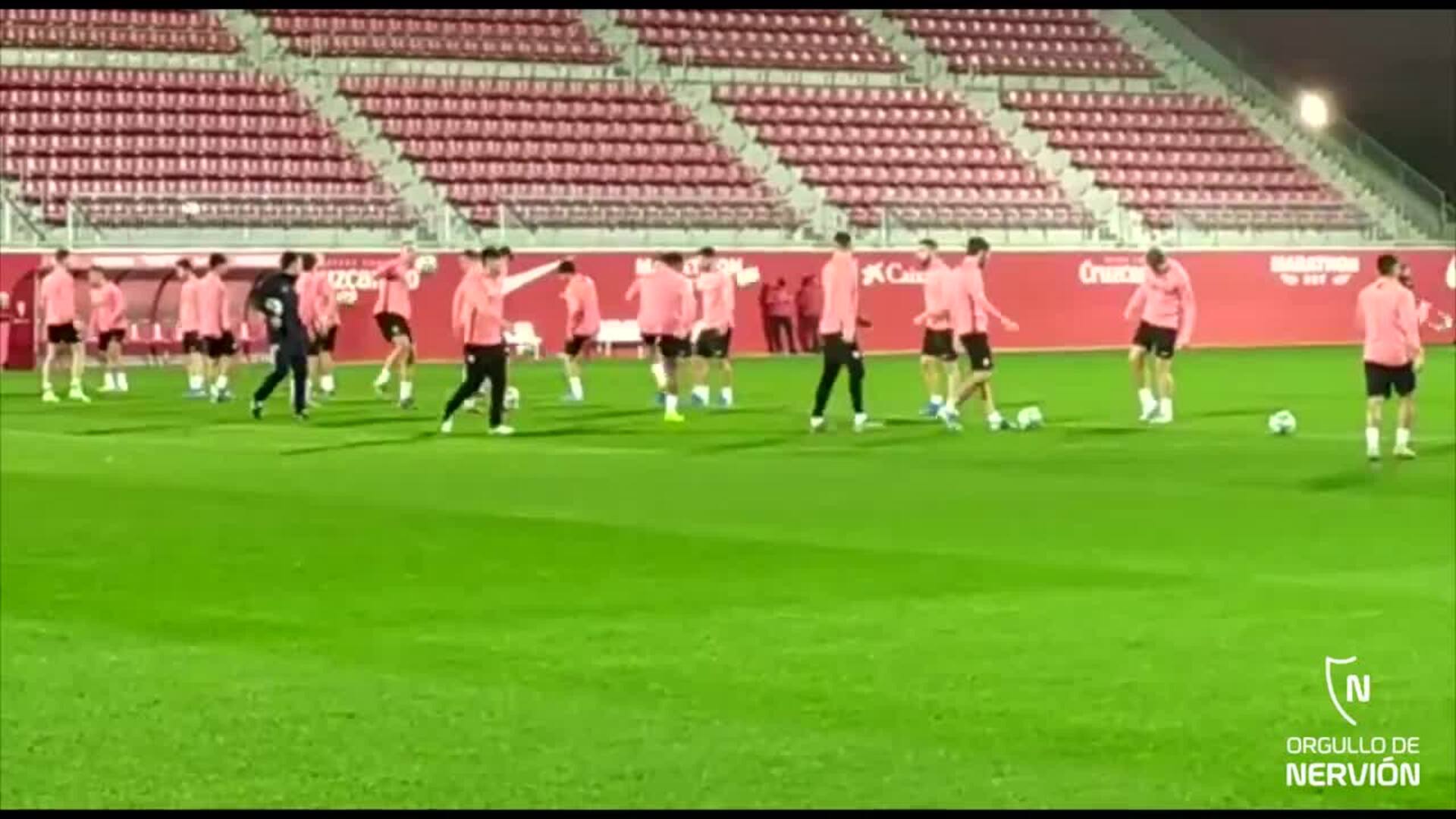 El Sevilla ya prepara su próximo partido ante Osasuna