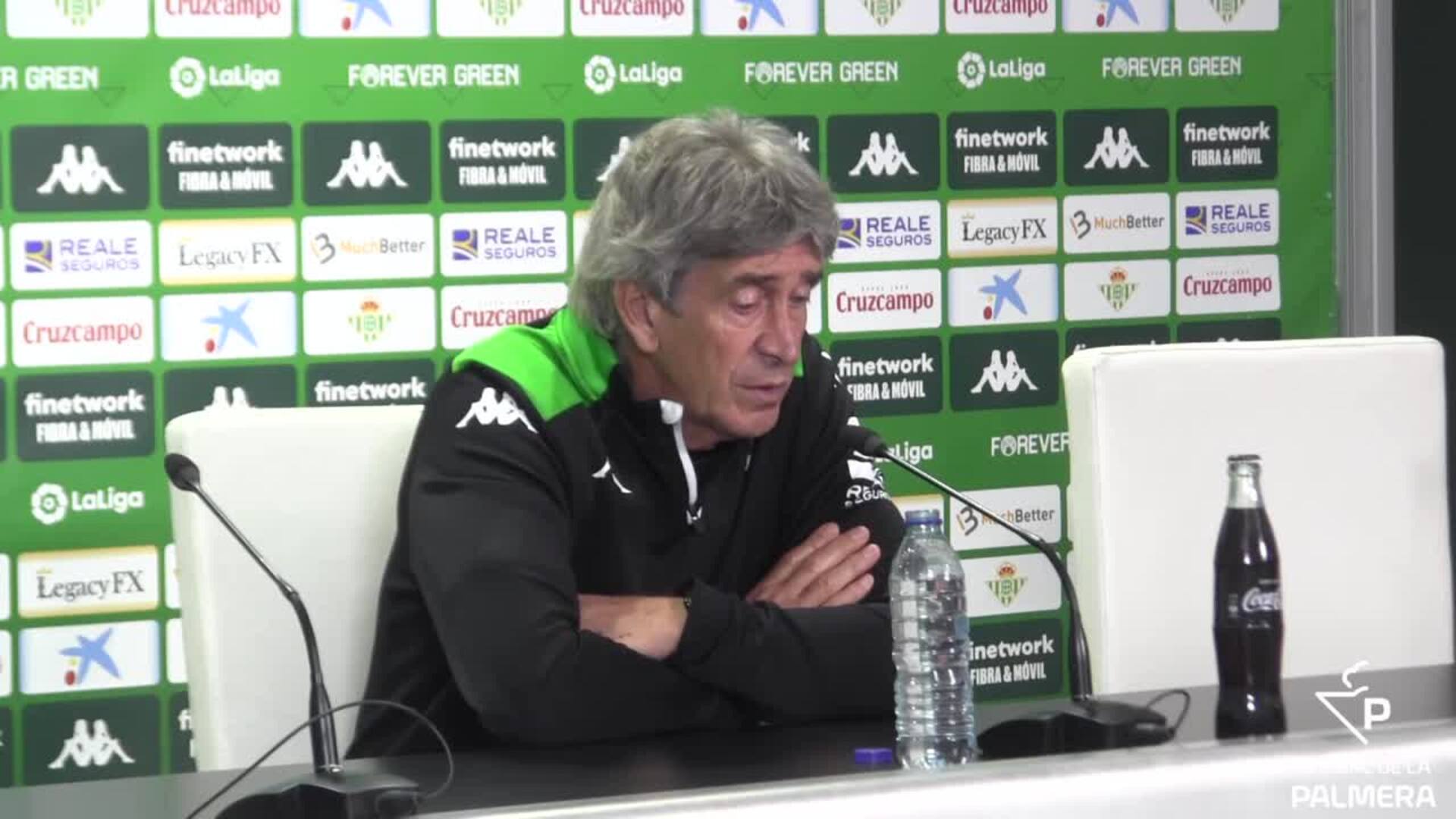 Pellegrini confirma la ausencia de Rui Silva; Miranda estará en la convocatoria para el partido ante el Celta