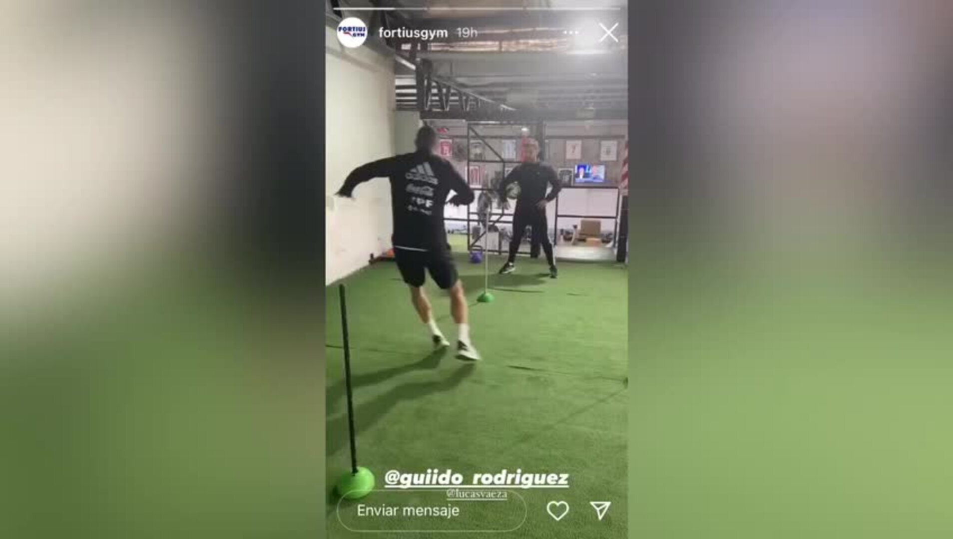 El exigente entrenamiento de Guido Rodríguez durante sus vacaciones