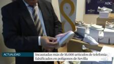 Incautadas más de 16.000 artículos de telefonía falsificados en polígonos de Sevilla