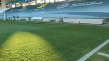 Así luce el estadio El Arcángel del Córdoba CF para acoger a Barcelona y Real en la Supercopa