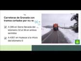 La borrasca Filomena deja en Andalucía 22 carreteras afectadas, cortes de electricidad y caídas de mobiliario urbano