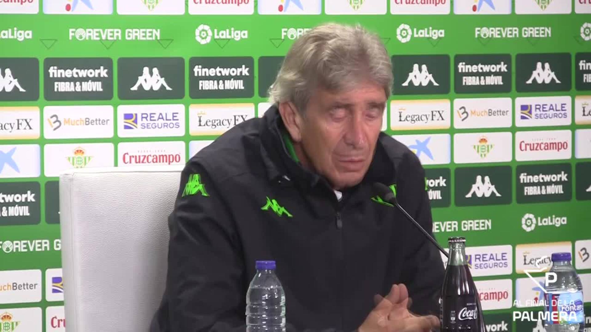 Derbi Sevilla - Betis: Pellegrini: «No creo que haya ningún favorito en un partido tan igualado»