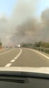 Incendio forestal Almonaster: el fuego sigue sin control con tres focos activos avivados por el viento