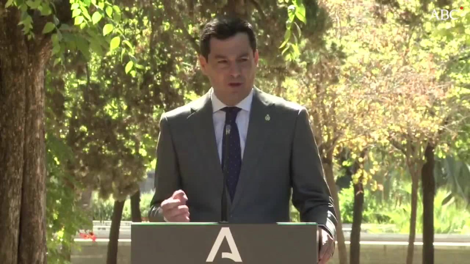 Juanma Moreno pide a los andaluces «sentido común» para evitar rebrotes de coronavirus en Andalucía