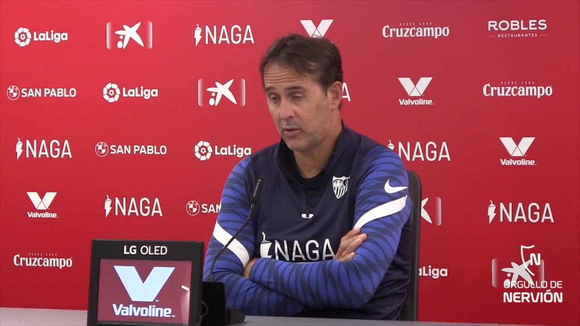 Lopetegui: &quot;El equipo está en una línea parecida a la de otros años&quot;