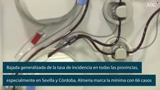 Comienza a bajar la curva de contagios de coronavirus en Andalucía