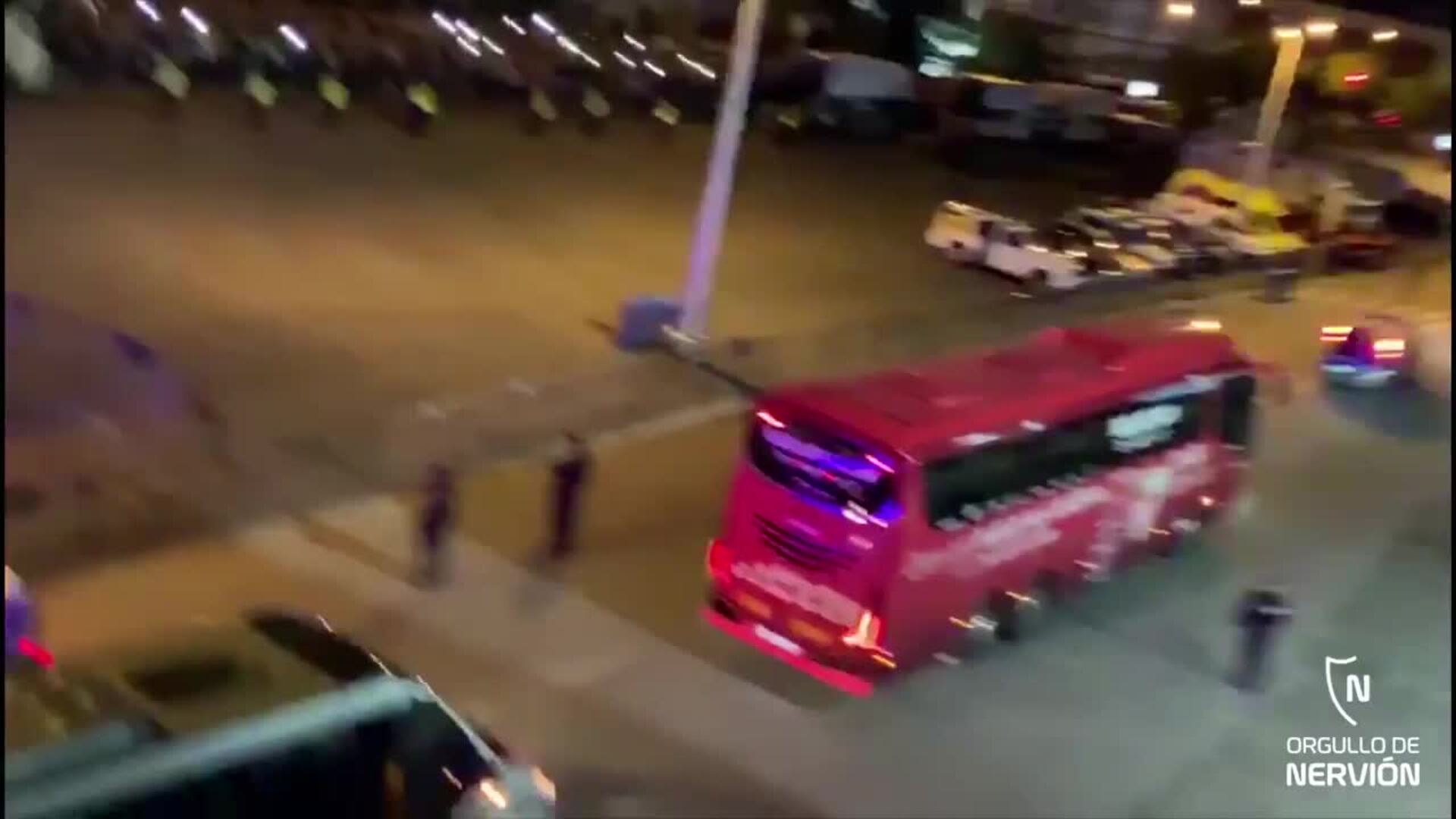 La llegada del Sevilla FC al Benito Villamarín para jugar el derbi