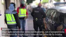 Siete estibadores y un transportista del Puerto de Algeciras, detenidos por tráfico de cocaína