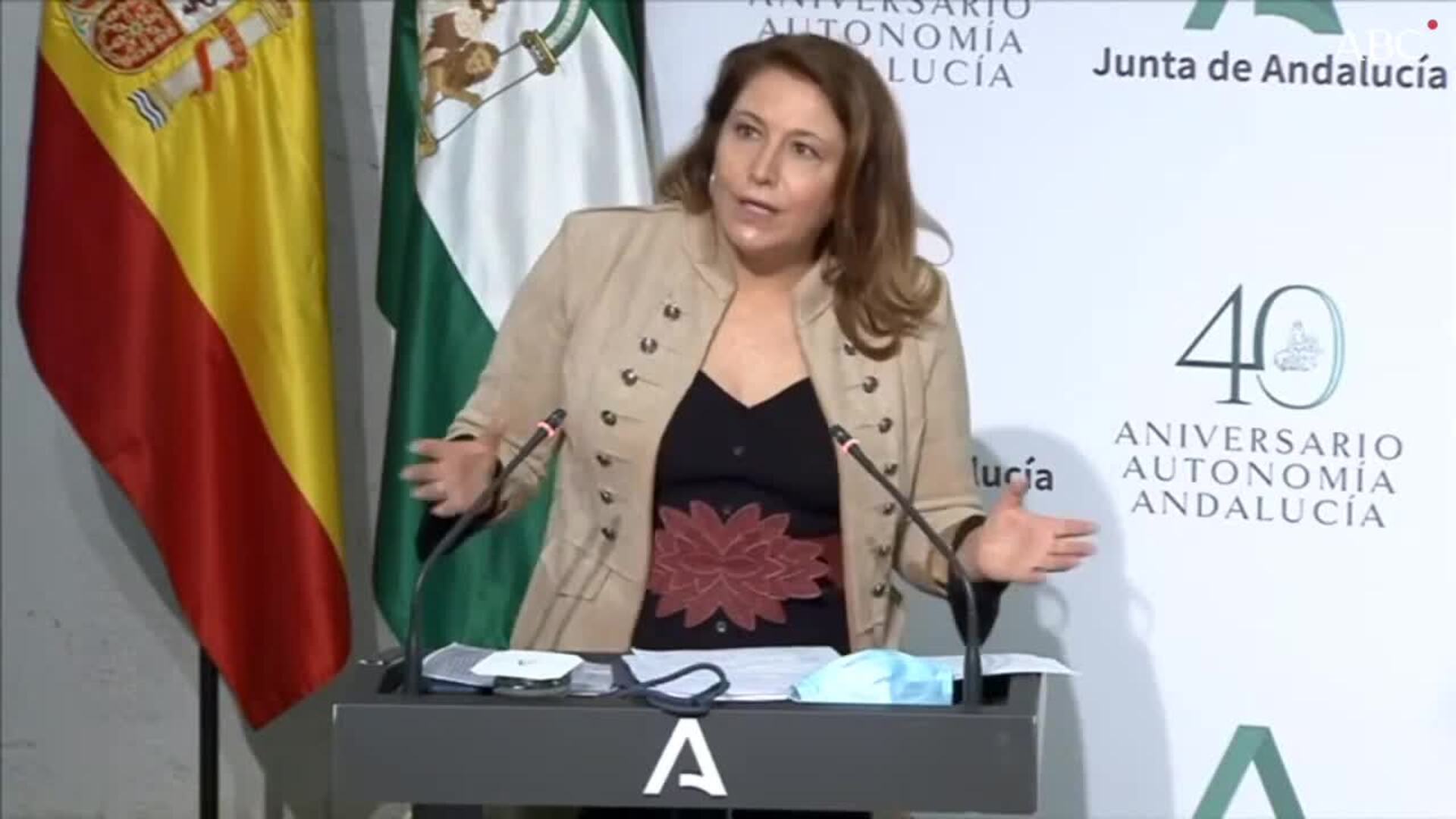 La consejera de Agricultura, Ganadería, Pesca y Desarrollo Sostenible, Carmen Crespo