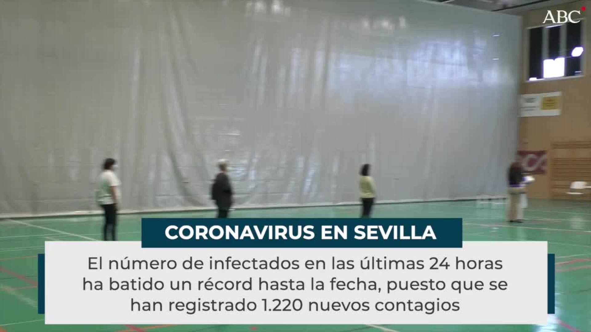 Sevilla registra un solo muerto pero récord de contagios en las últimas 24 horas