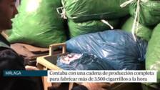 Los «topos» ucranianos que generaban 3.500 cigarrillos a la hora enterrados en Málaga