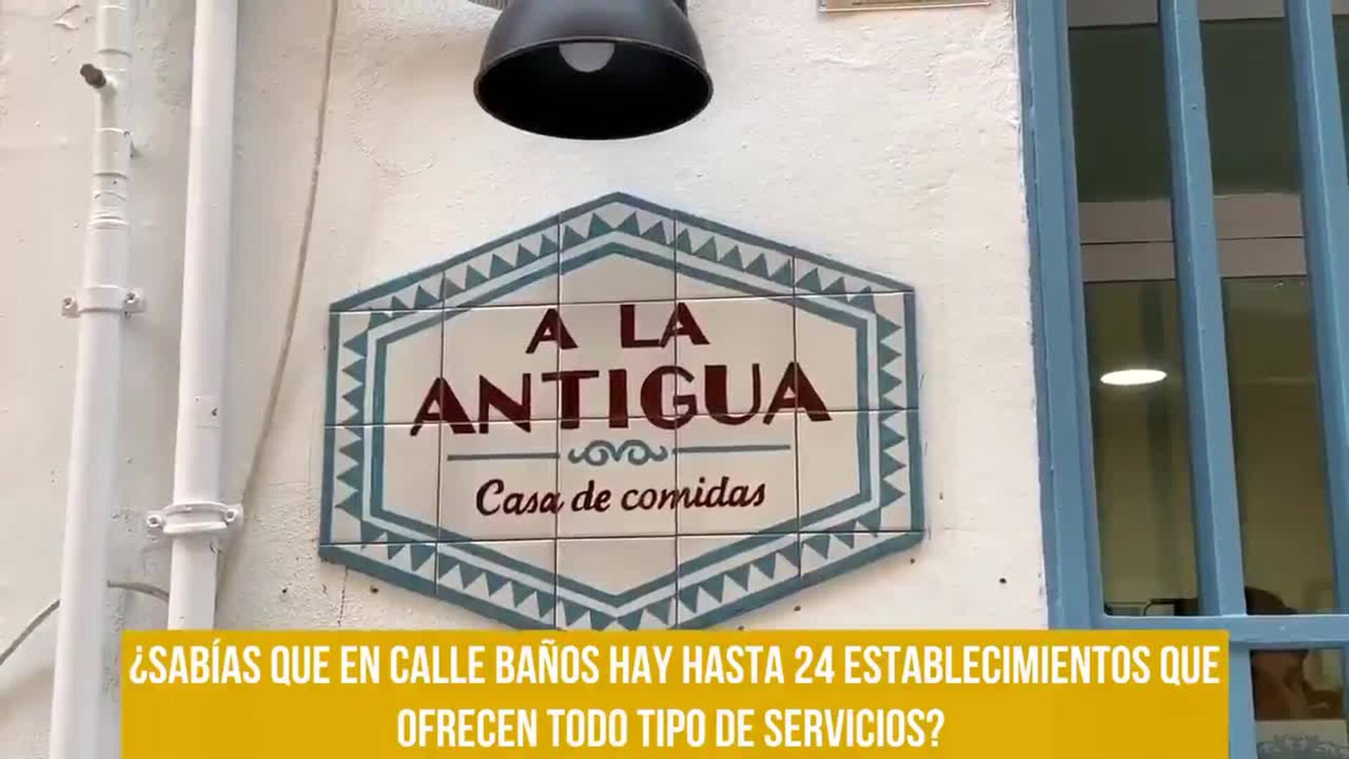 Espadas inaugura la calle Baños y dice que el pavimento fue «el que decidieron los vecinos»