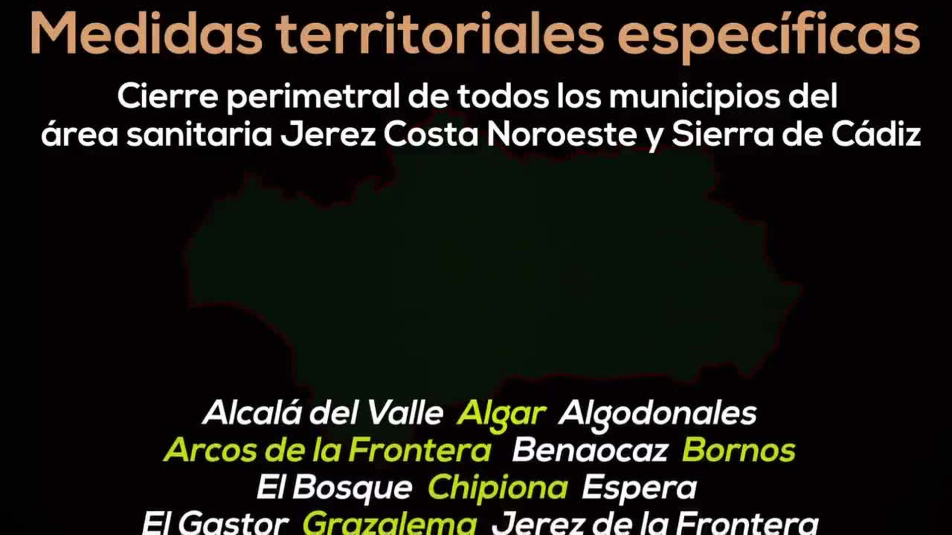 Estas son las nuevas restricciones a partir de esta medianoche según donde viva en Andalucía