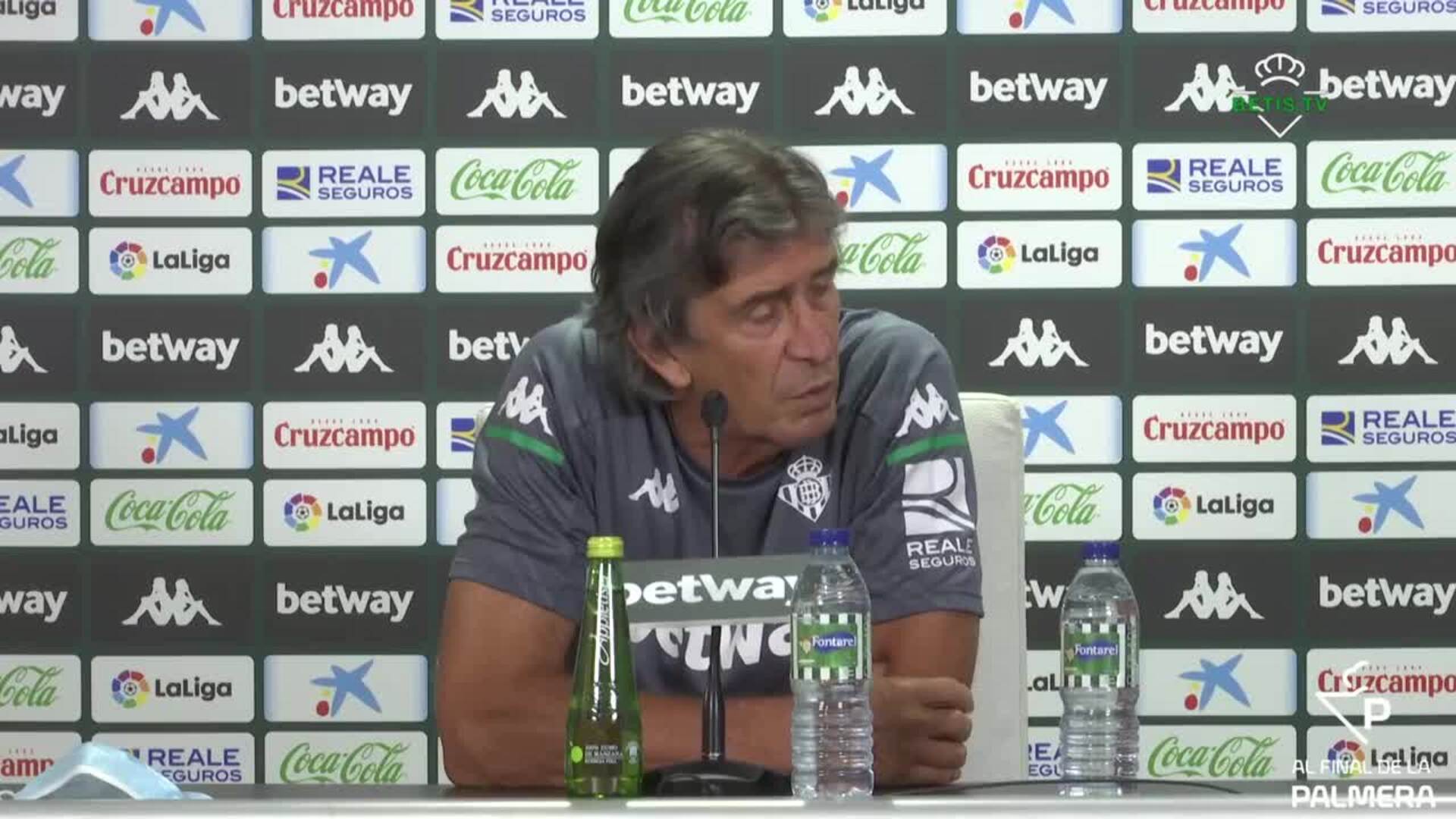 Pellegrini: &quot;Mañana esperamos ver a Fekir en su mejor versión&quot;