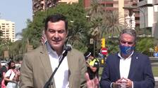 Juanma Moreno cierra la «cicatriz» de las obras del metro en Málaga: «estaba obsesionado con ello»