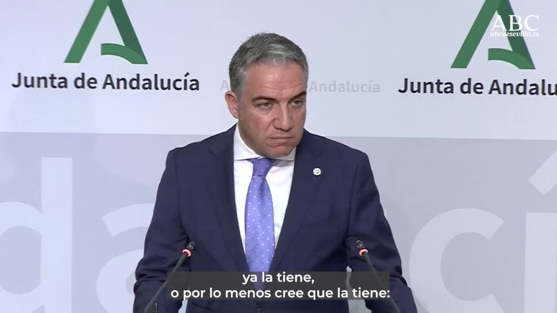 Bendodo: &quot;El Partido Socialista ya ha encontrado su excusa para no negociar el presupuesto&quot;