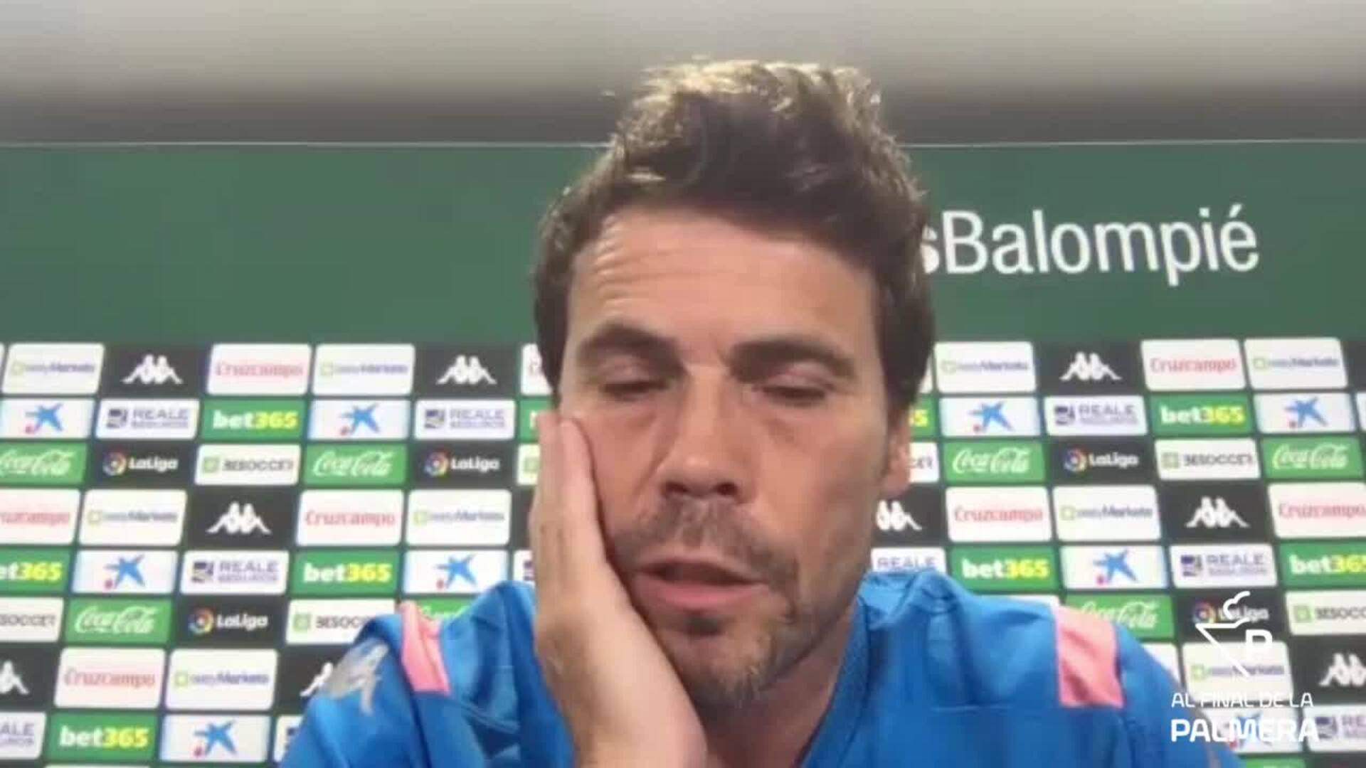 Rubi analiza la derrota del Betis en el derbi ante el Sevilla