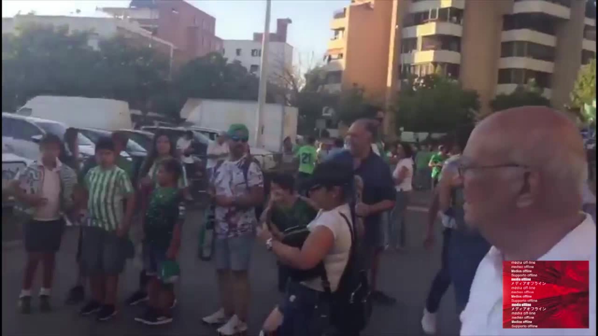 Ambiente en los aledaños del Benito Villamarín antes del Betis-Levante