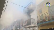 Un incendio destapa la enésima plantación de marihuana en el barrio de Palmete en Sevilla