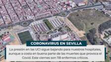Sigue bajando el número de pacientes Covid en Sevilla aunque suben los contagios y los fallecidos