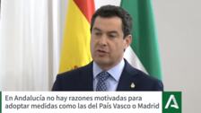 Juanma Moreno: «El Gobierno debe liderar las medidas de contención del coronavirus»