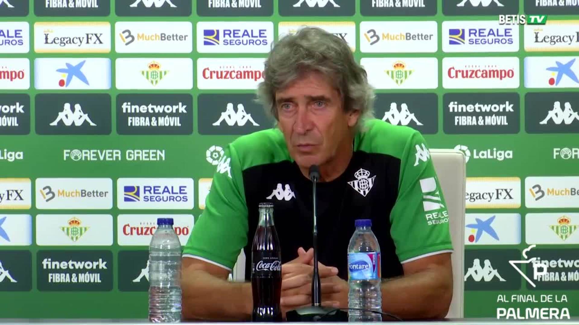 Pellegrini: «El Getafe juega bien, ha perdido partidos por la mínima»