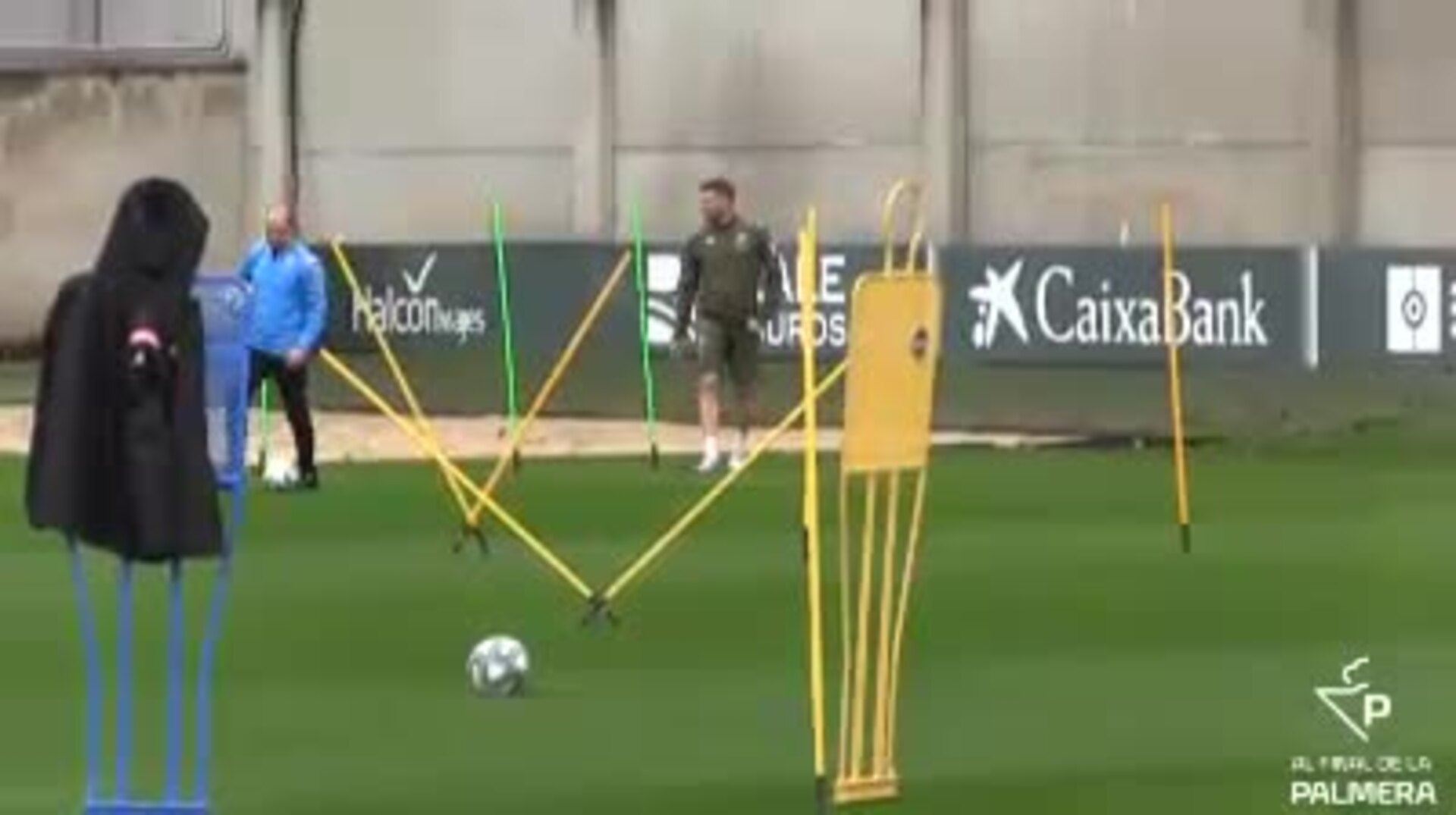 Javi García se entrena al margen del grupo