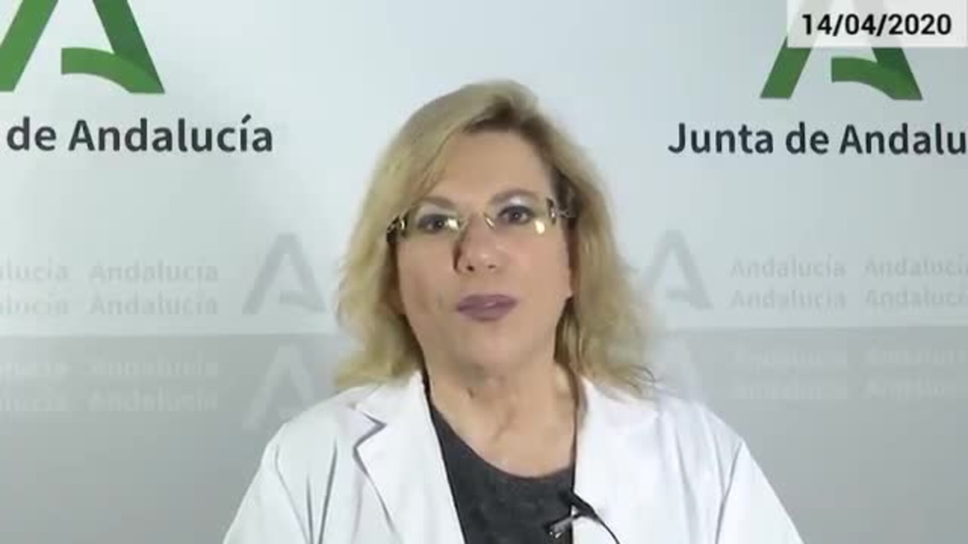 Inmaculada Salcedo, portavoz del grupo de seguimiento del coronavirus del Gobierno andaluz, detalla el parte diario de casos positivos en Andalucía
