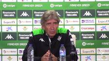Pellegrini: «Ante el Zenit jugamos sin Fekir y sin Canales y el equipo respondió»