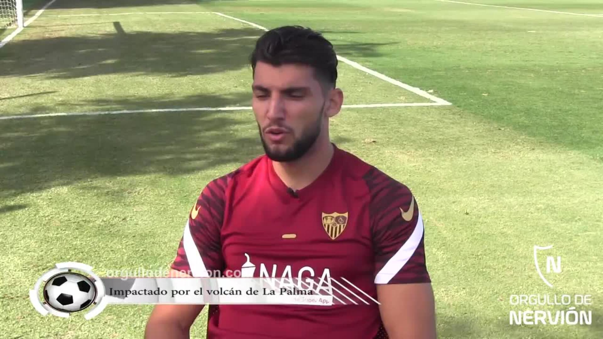 Rafa Mir muestra su agradecimiento a Manolo Jiménez y el impacto que le produce todo lo que está sucediendo en La Palma