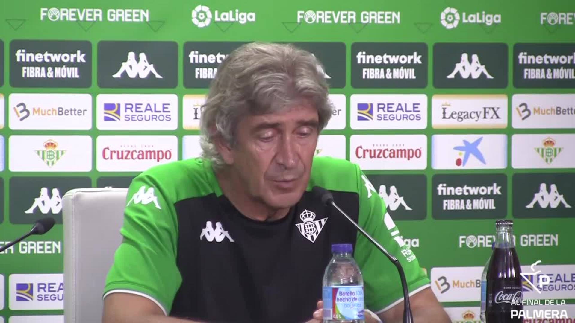 Pellegrini y los tres partidos sin marcar: «El volumen ofensivo no lo hemos perdido»