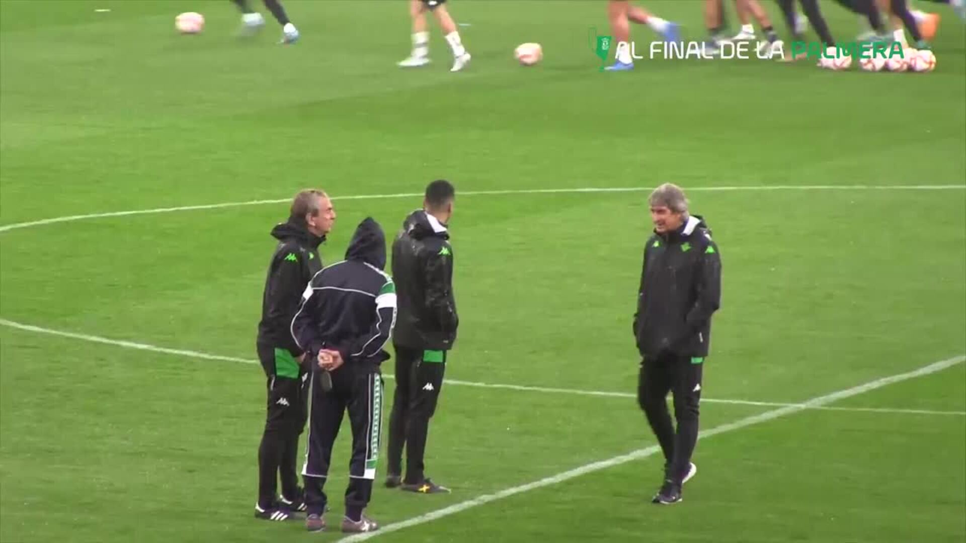 Entrenamiento del Betis en La Cartuja antes de la final de la Copa del Rey ante el Valencia