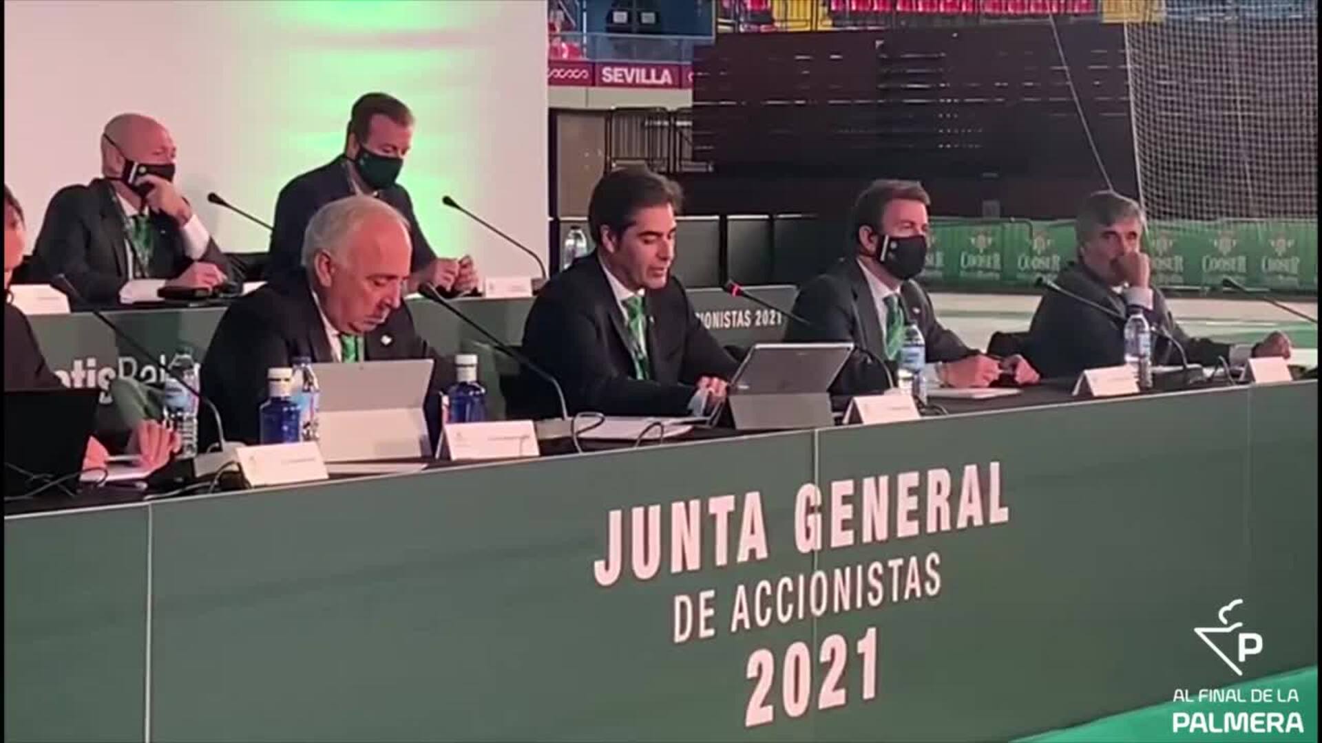 Discurso de Ángel Haro en la junta de accionistas del Betis